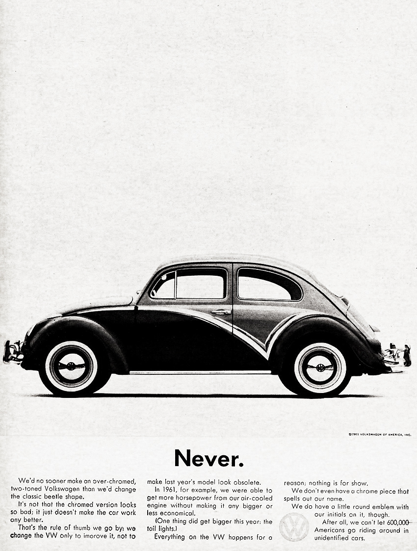 1951 Volkswagen Auto Advertising